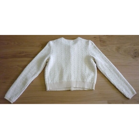 NWT Tahari Textured XS Sweater Button Up Office Jacket Academia Preppy Old Money - Picture 8 of 13